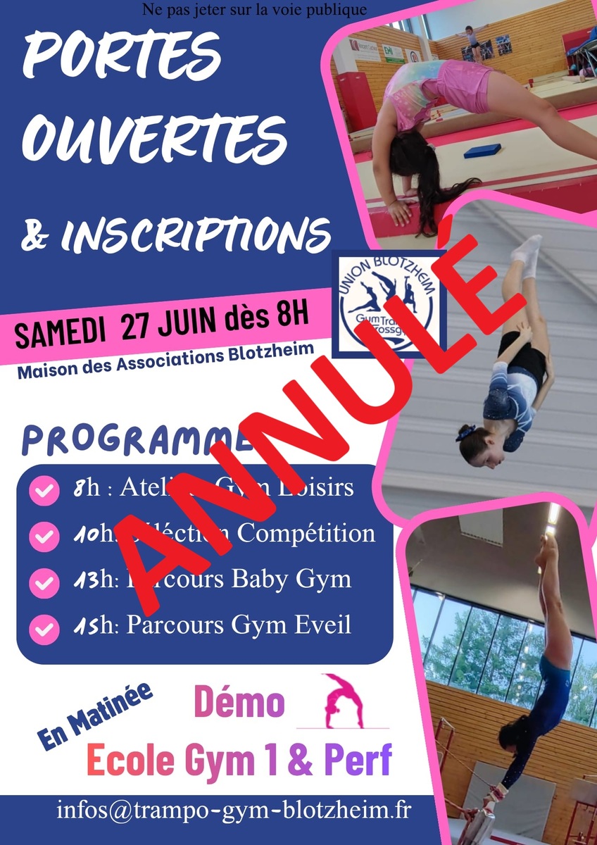 Porte ouverte / inscription 2026/2027